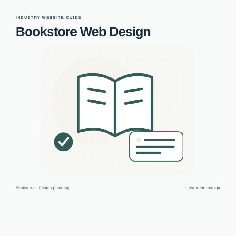Original Bookstore website planning illustration
