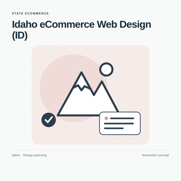 Original Idaho website planning illustration