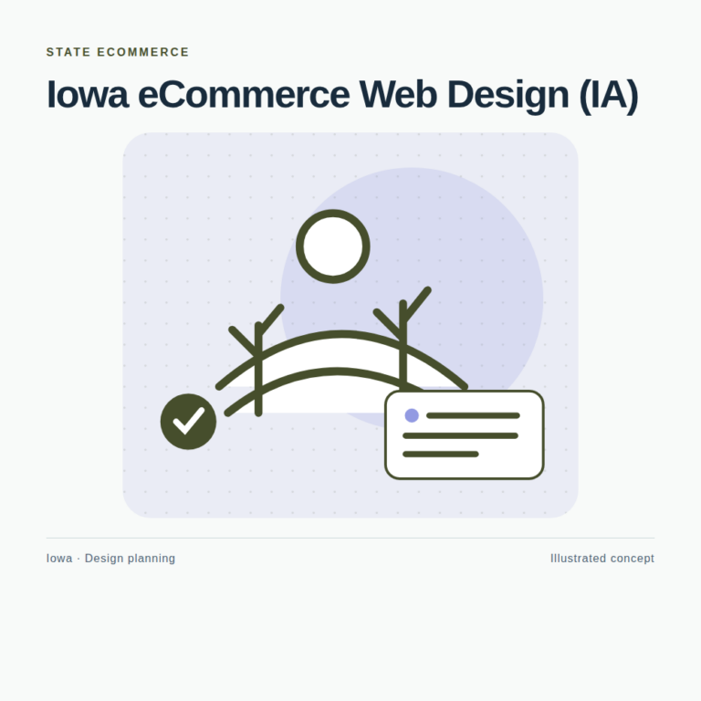 Original Iowa website planning illustration
