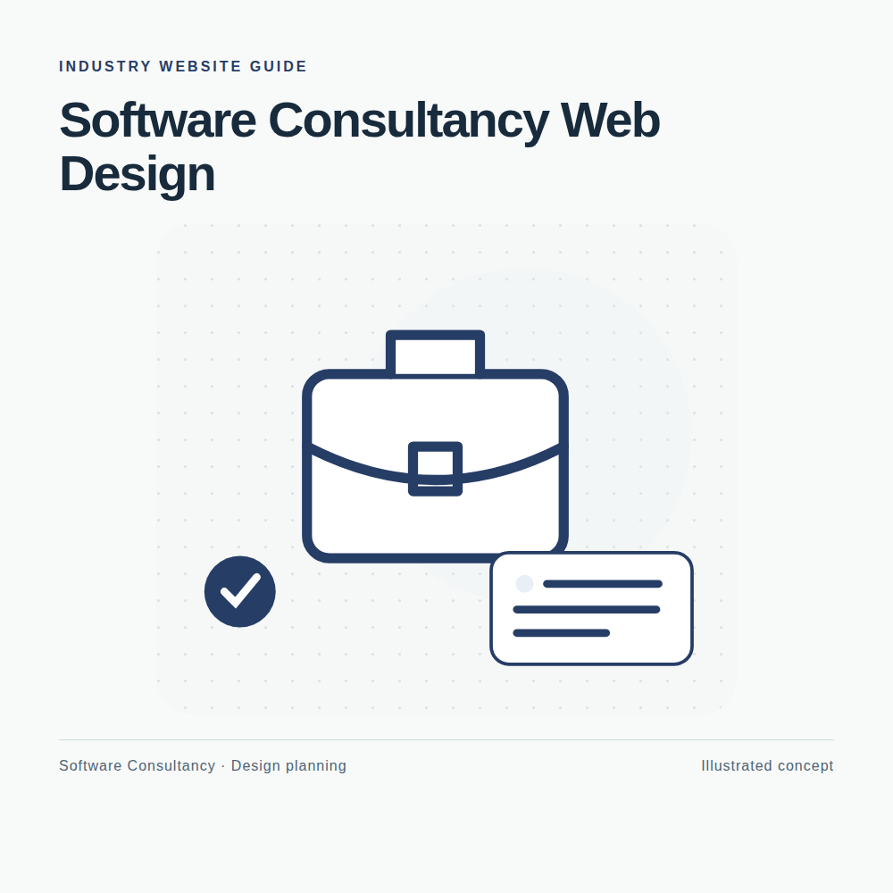 Original Software Consultancy website planning illustration