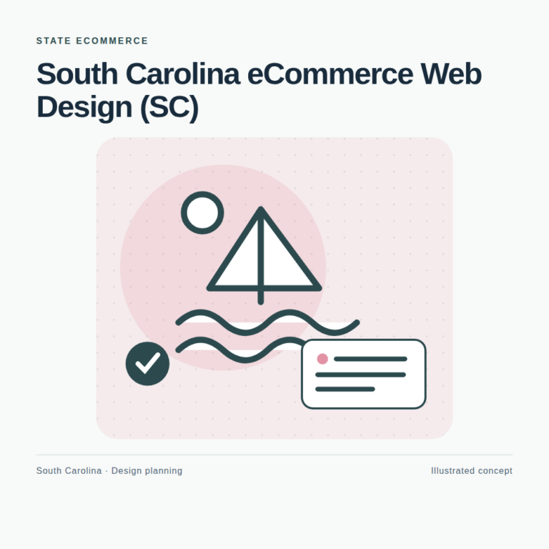 Original South Carolina website planning illustration