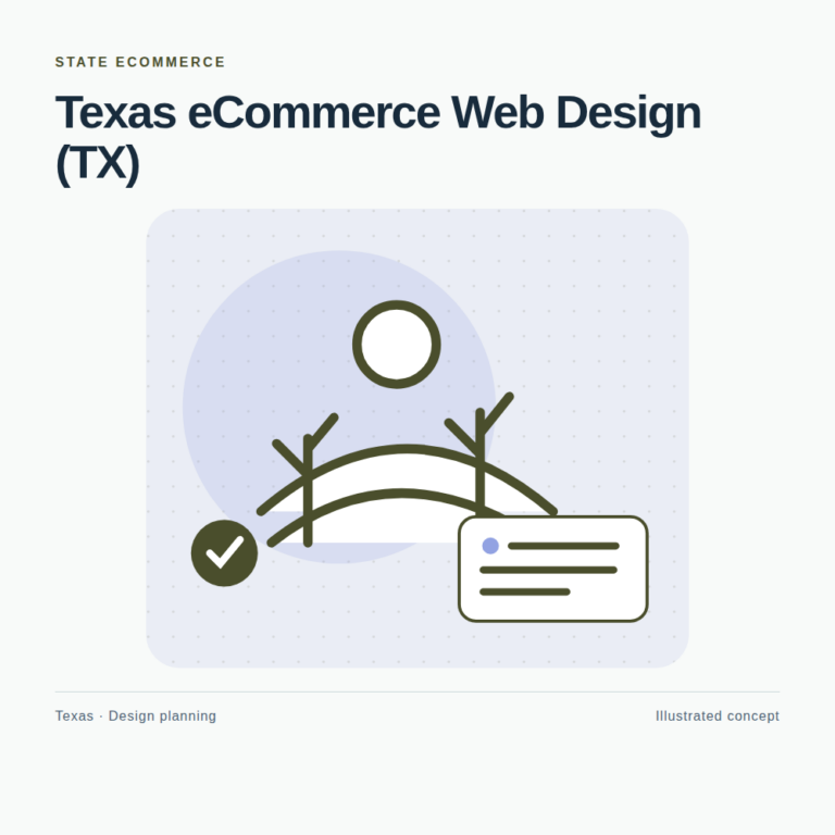 Original Texas website planning illustration