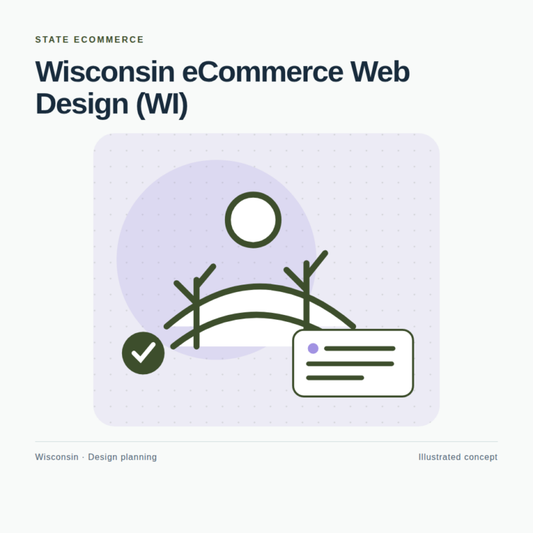 Original Wisconsin website planning illustration